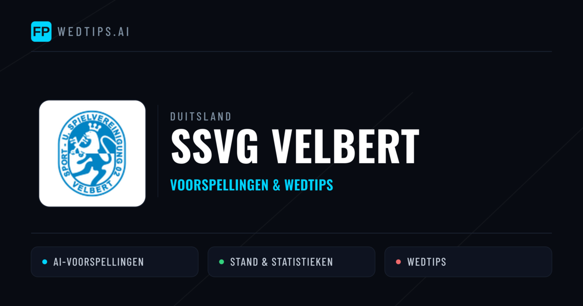 SSVg Velbert voorspellingen & statistieken