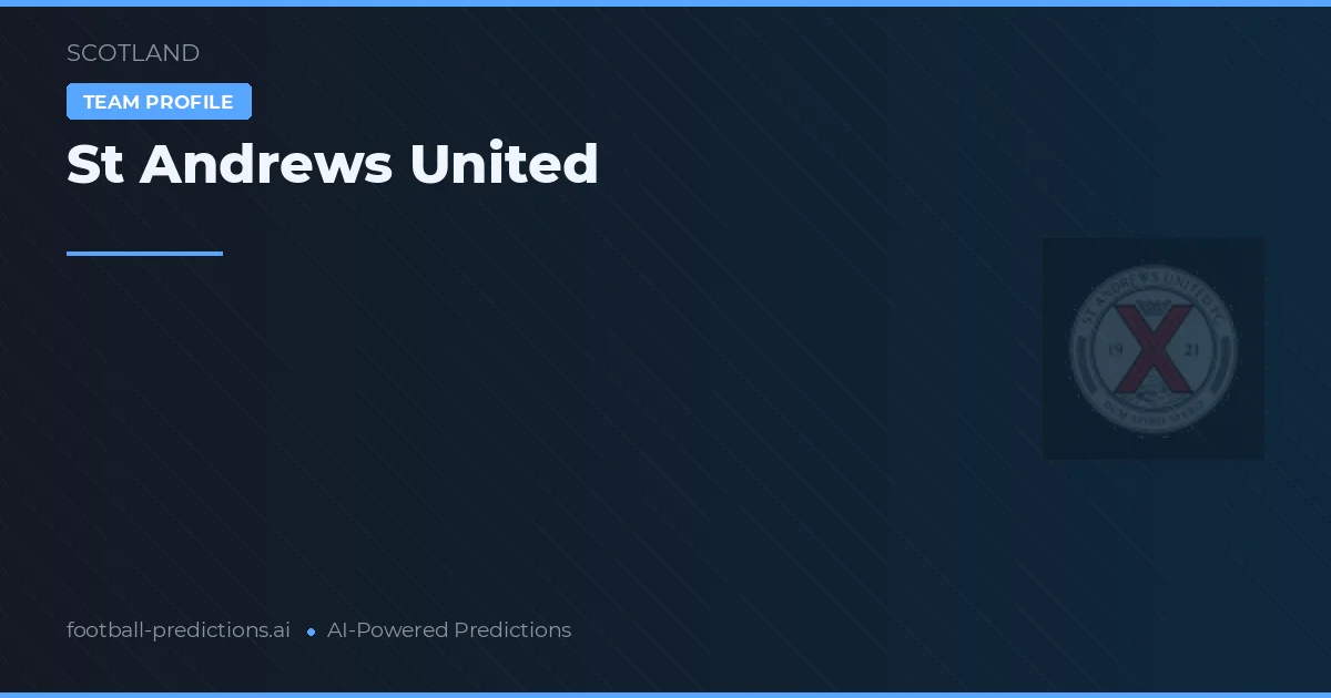 St Andrews United voorspellingen & statistieken