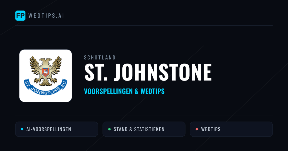 St. Johnstone voorspellingen & statistieken