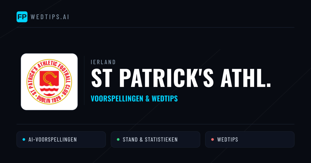 St Patrick's Athl. voorspellingen & statistieken