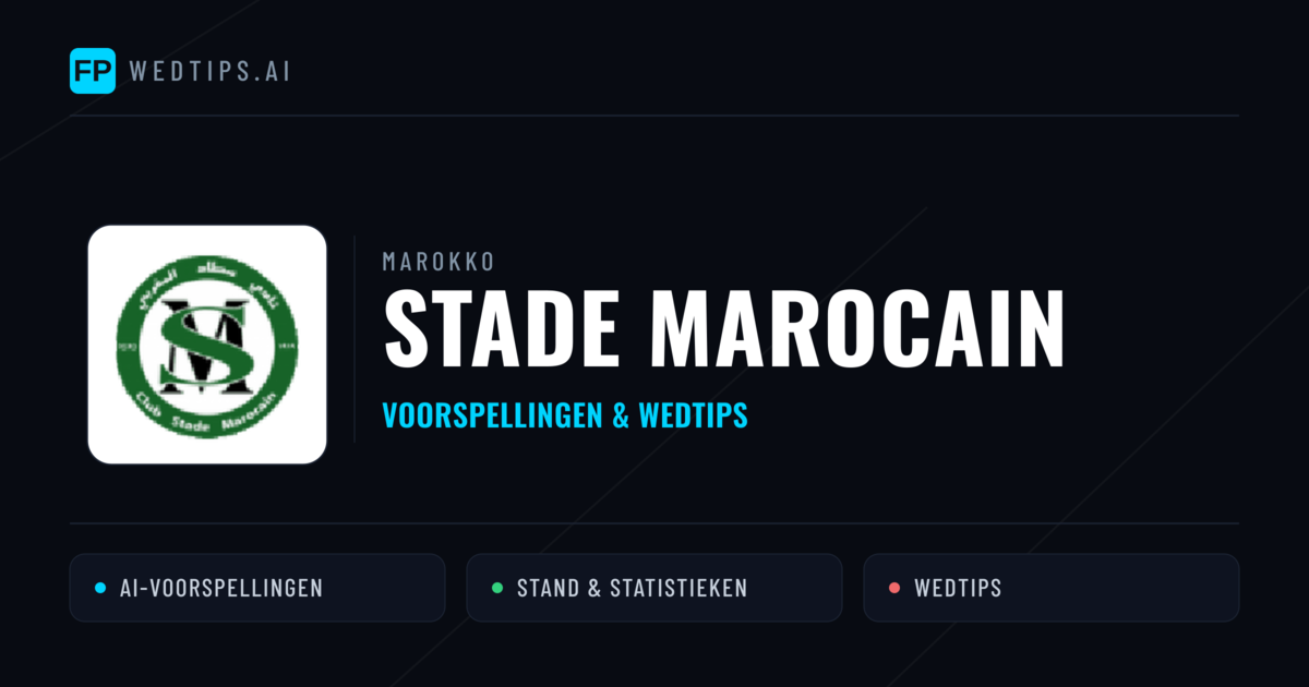Stade Marocain voorspellingen & statistieken