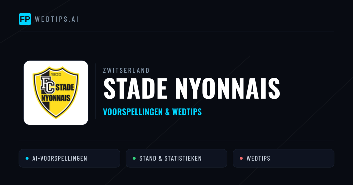 Stade Nyonnais voorspellingen & statistieken
