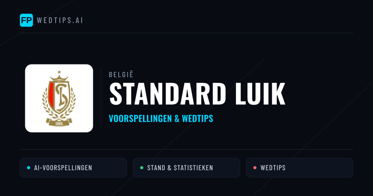 Standard Luik voorspellingen & statistieken