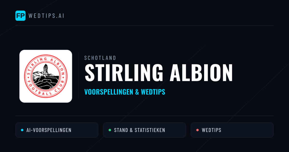Stirling Albion voorspellingen & statistieken