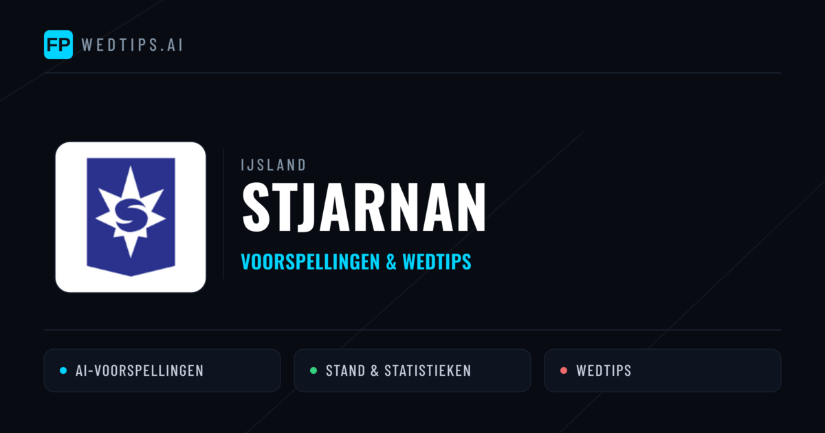 Stjarnan voorspellingen & statistieken