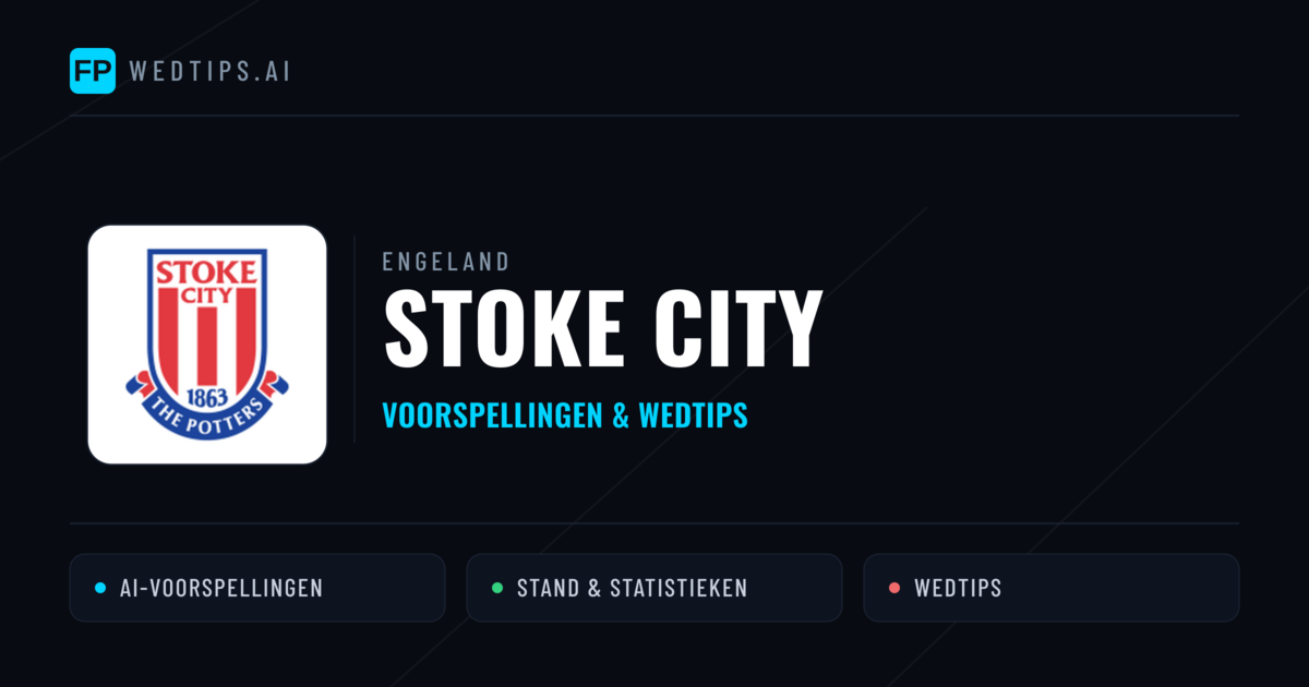 Stoke City voorspellingen & statistieken