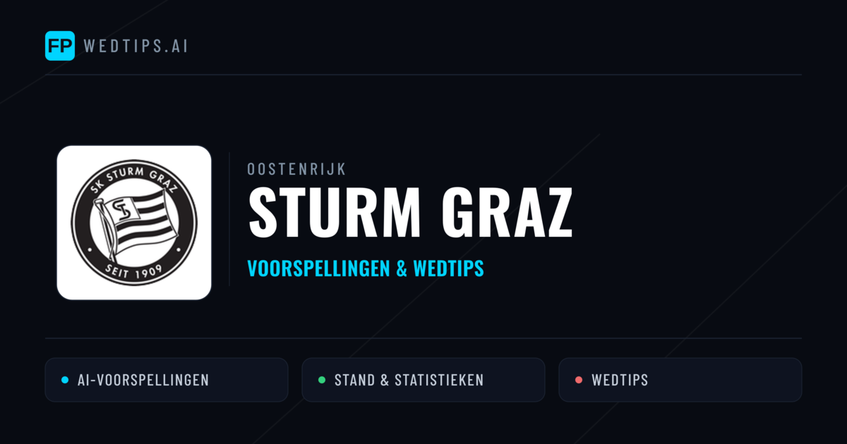 Sturm Graz voorspellingen & statistieken