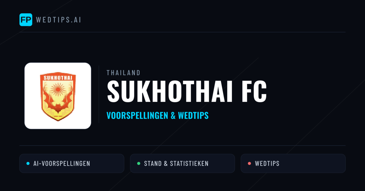 Sukhothai FC voorspellingen & statistieken