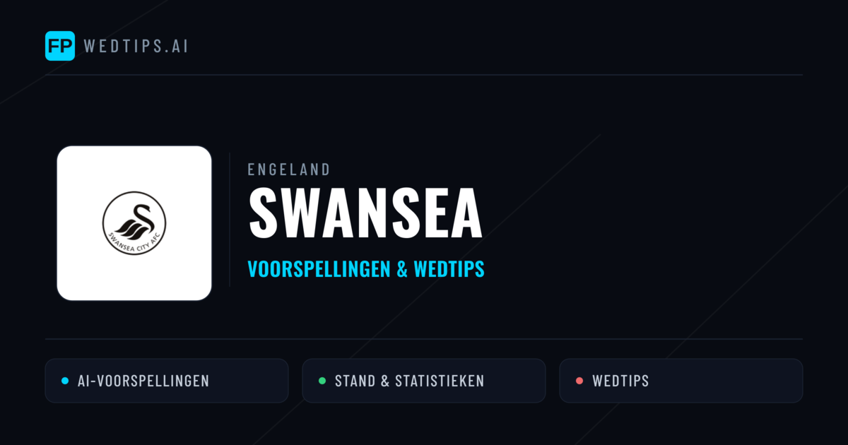 Swansea voorspellingen & statistieken