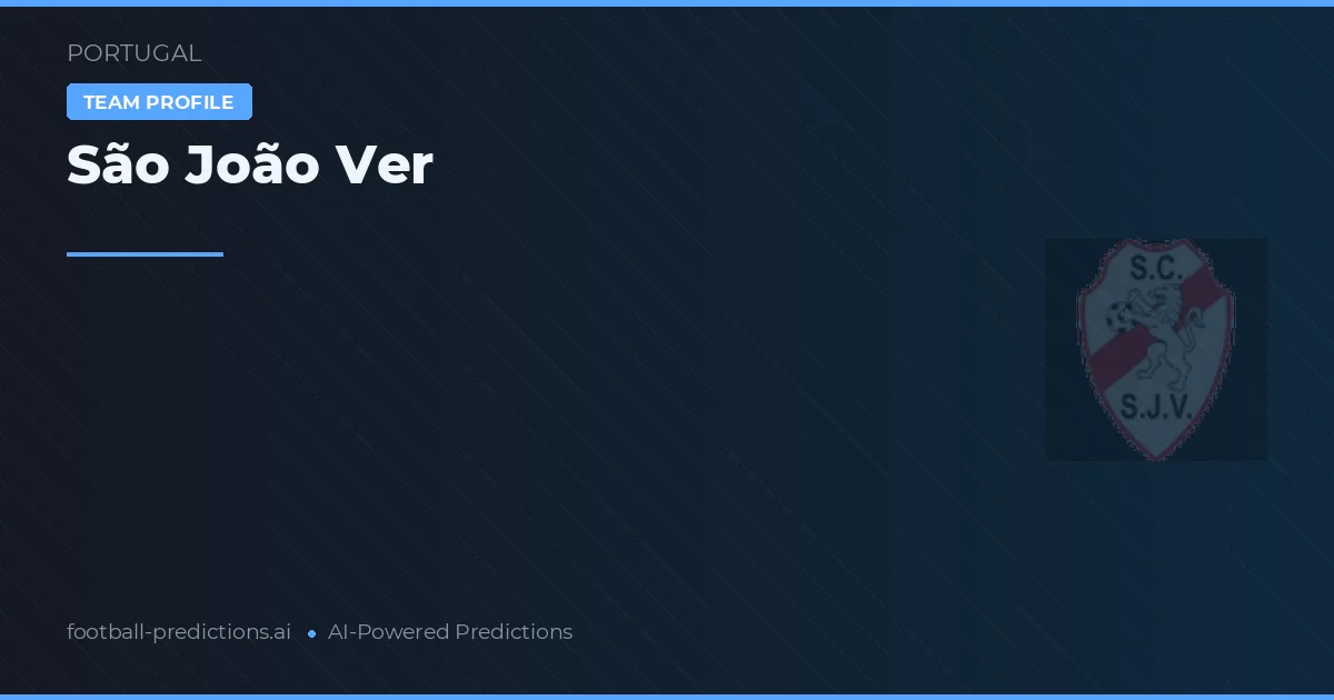São João Ver voorspellingen & statistieken