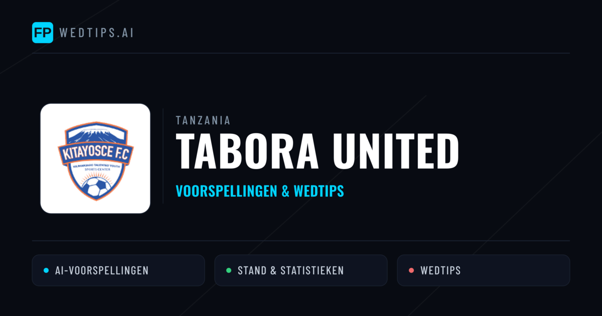 Tabora United voorspellingen & statistieken