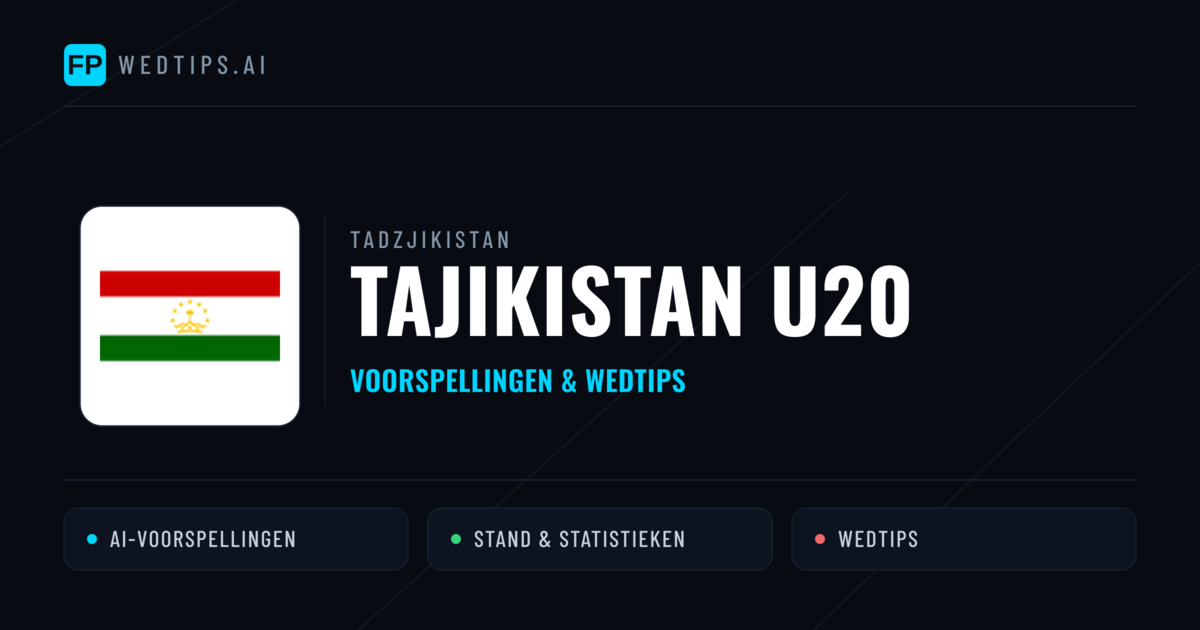 Tajikistan U20 voorspellingen & statistieken