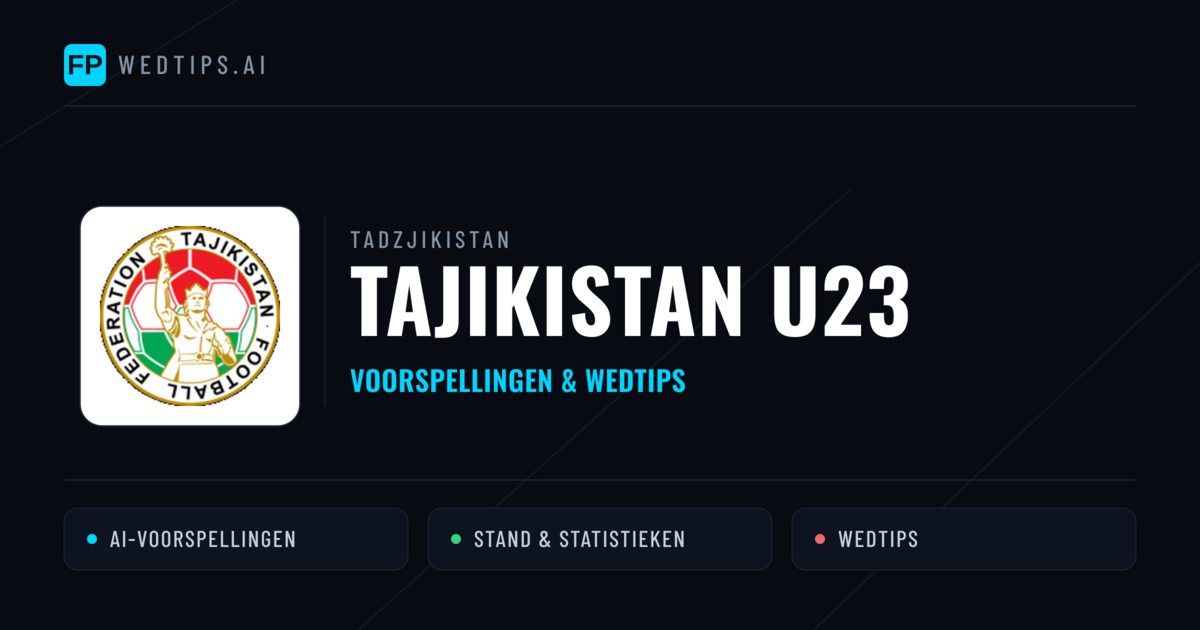 Tajikistan U23 voorspellingen & statistieken