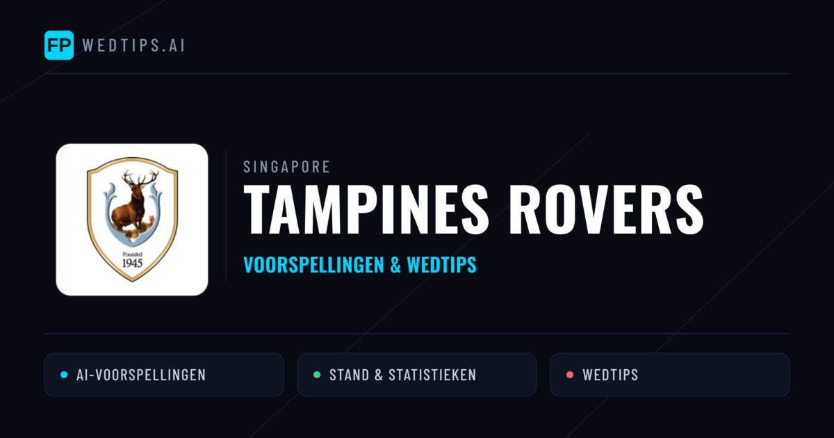 Tampines Rovers voorspellingen & statistieken