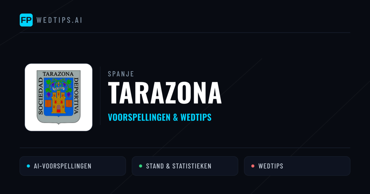 Tarazona voorspellingen & statistieken
