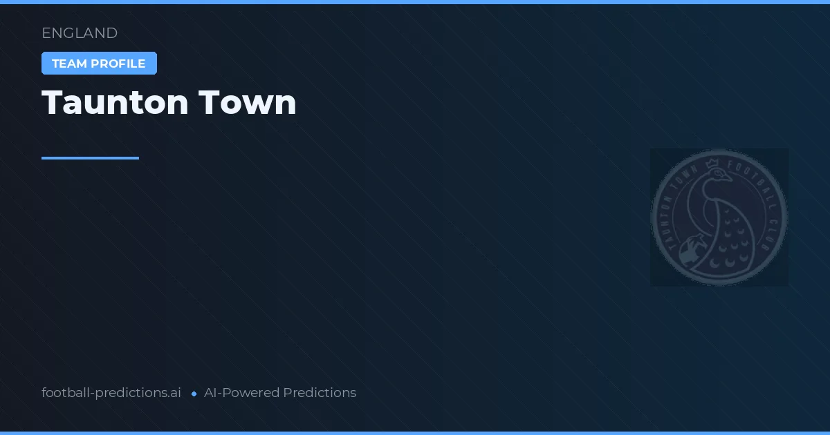 Taunton Town voorspellingen & statistieken
