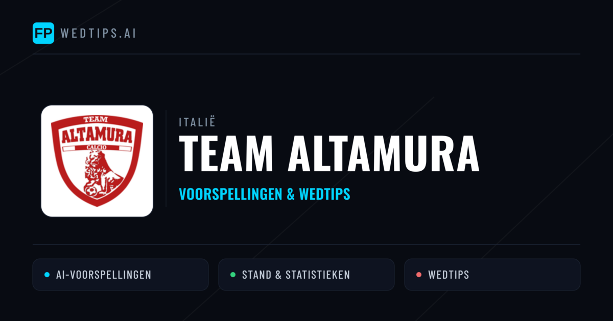 Team Altamura voorspellingen & statistieken