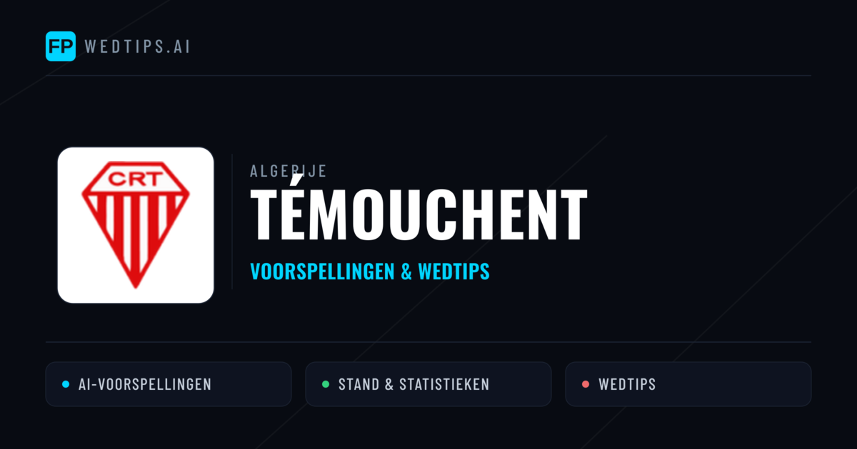 Témouchent voorspellingen & statistieken