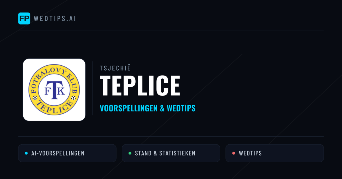 Teplice voorspellingen & statistieken