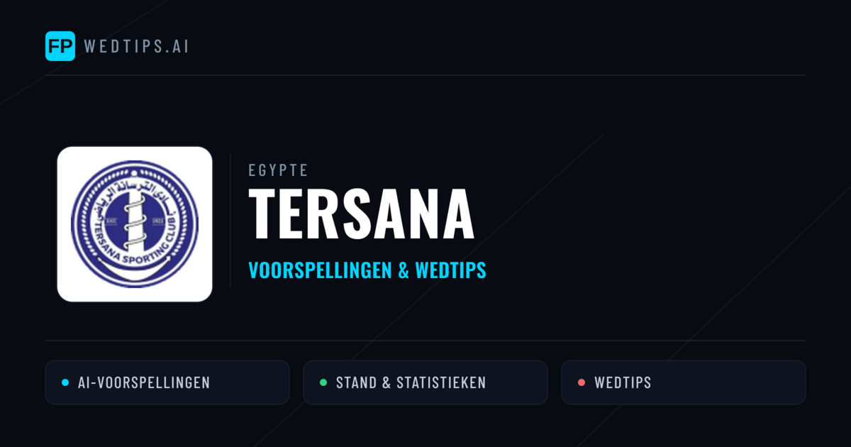 Tersana voorspellingen & statistieken