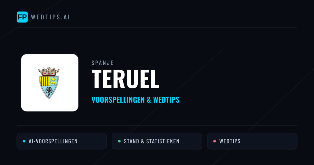 Teruel voorspellingen & statistieken