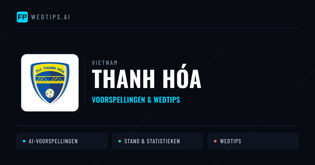 Thanh Hóa voorspellingen & statistieken