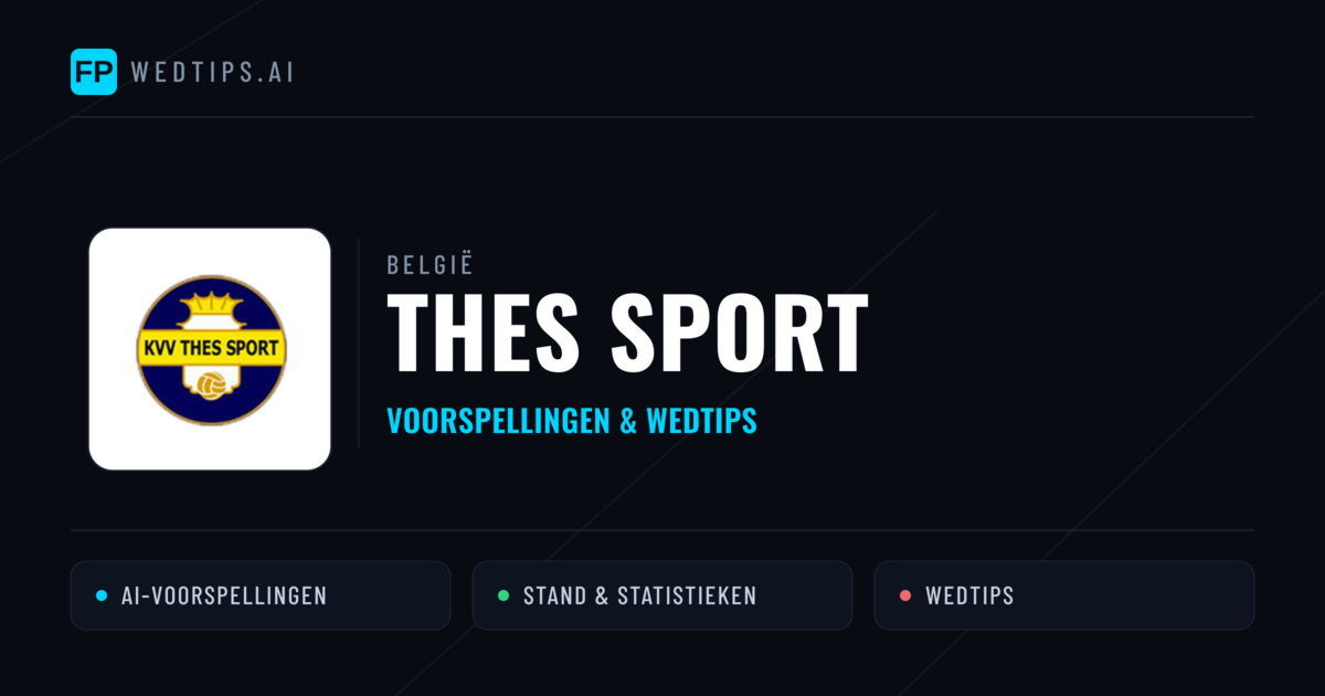 Thes Sport voorspellingen & statistieken