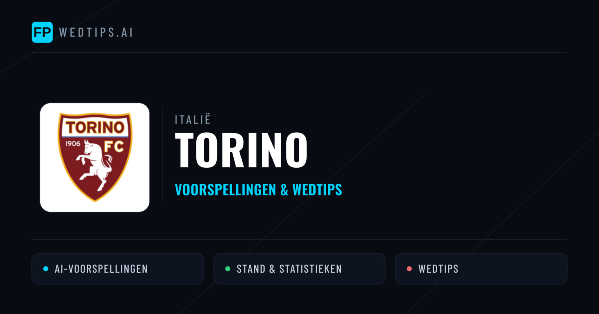 Torino voorspellingen & statistieken