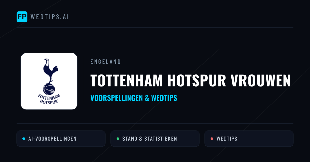 Tottenham Hotspur Vrouwen voorspellingen & statistieken