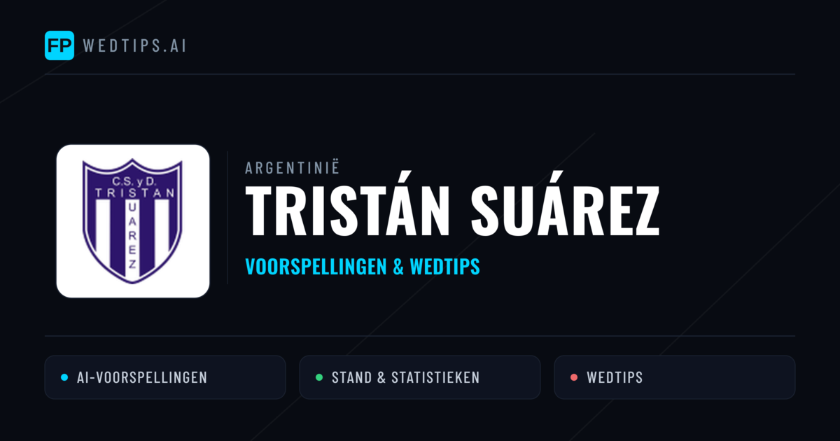 Tristán Suárez voorspellingen & statistieken