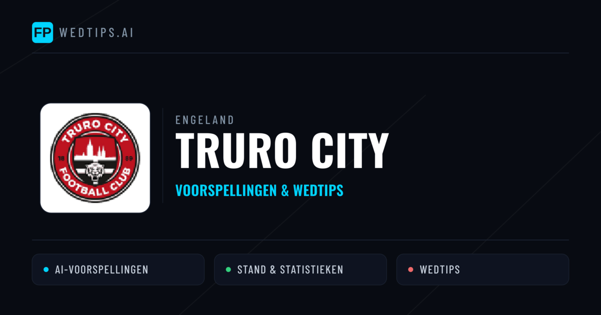 Truro City voorspellingen & statistieken