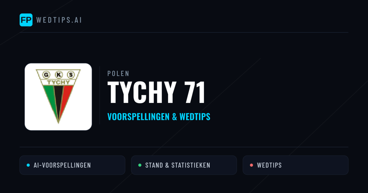 Tychy 71 voorspellingen & statistieken