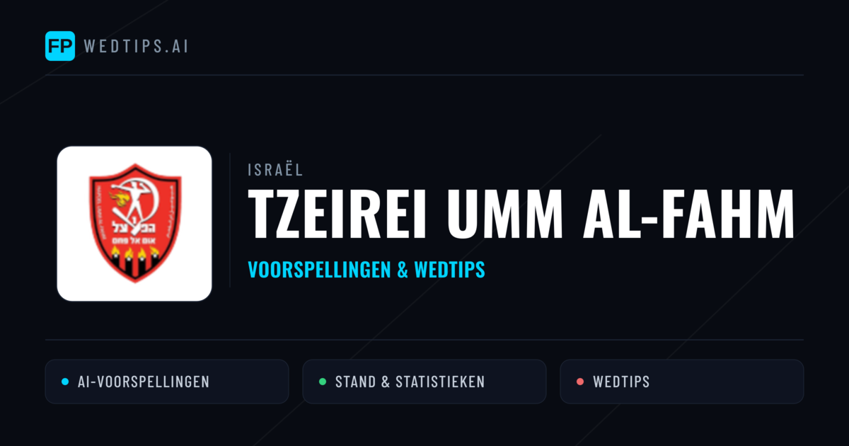 Tzeirei Umm al-Fahm voorspellingen & statistieken