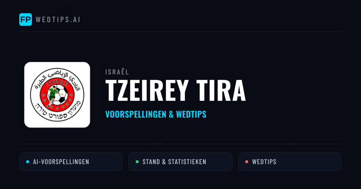 Tzeirey Tira voorspellingen & statistieken