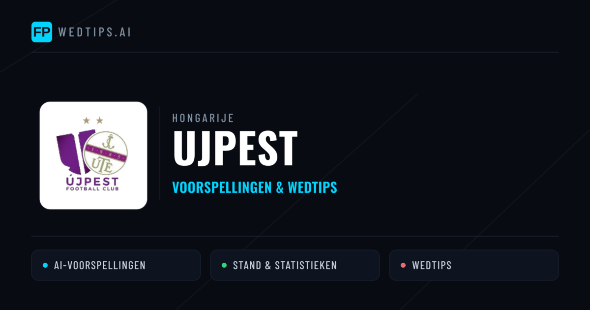 Ujpest voorspellingen & statistieken