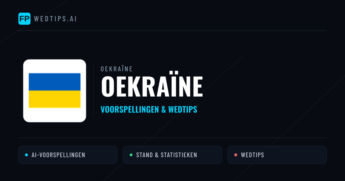 Oekraïne voorspellingen & statistieken