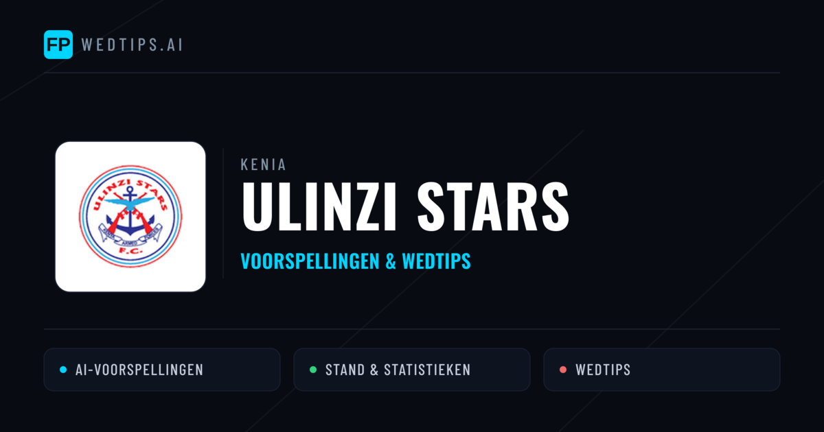 Ulinzi Stars voorspellingen & statistieken