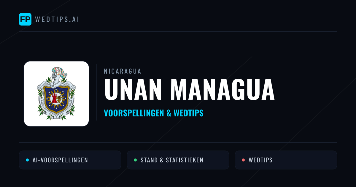 UNAN Managua voorspellingen & statistieken