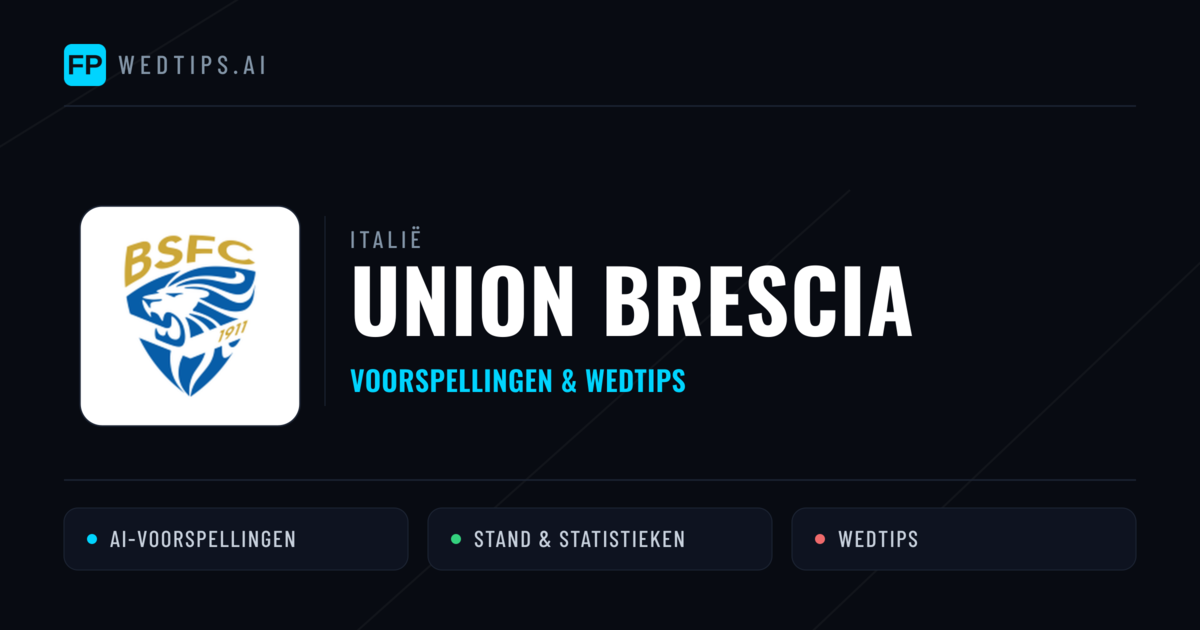 Union Brescia voorspellingen & statistieken