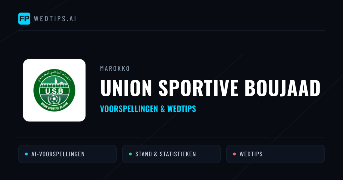 Union Sportive Boujaad voorspellingen & statistieken