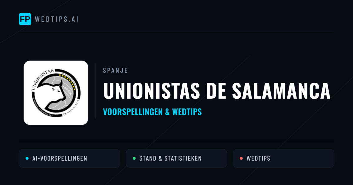 Unionistas de Salamanca voorspellingen & statistieken
