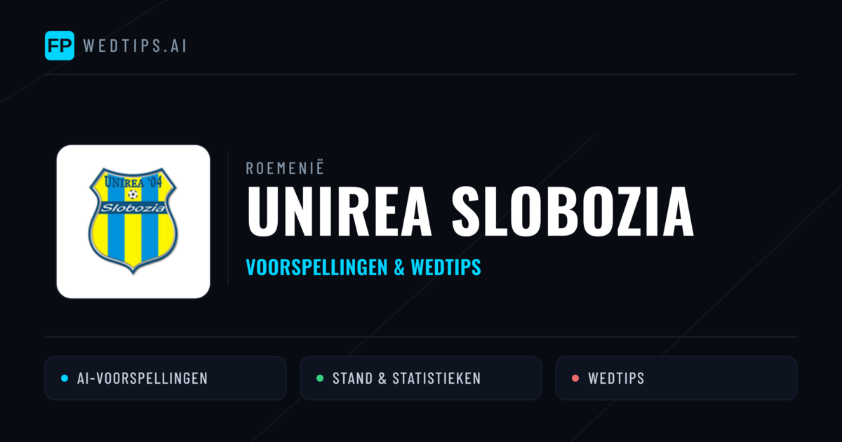 Unirea Slobozia voorspellingen & statistieken