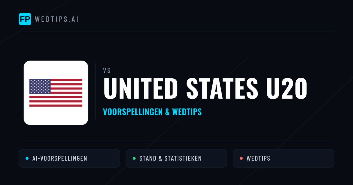 United States U20 voorspellingen & statistieken