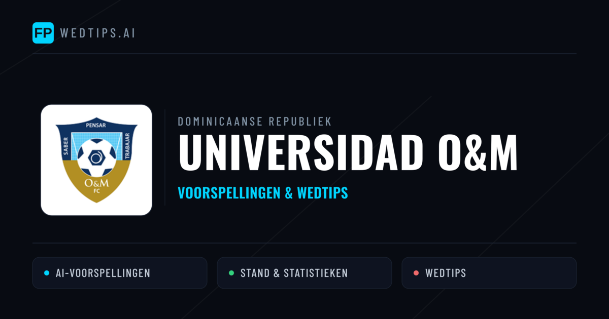 Universidad O&M voorspellingen & statistieken