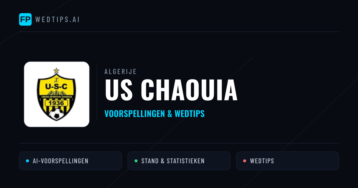US Chaouia voorspellingen & statistieken