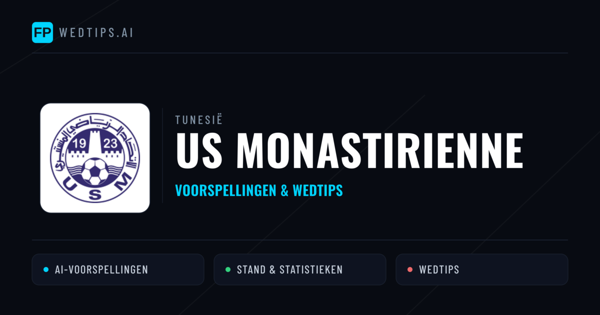 US Monastirienne voorspellingen & statistieken