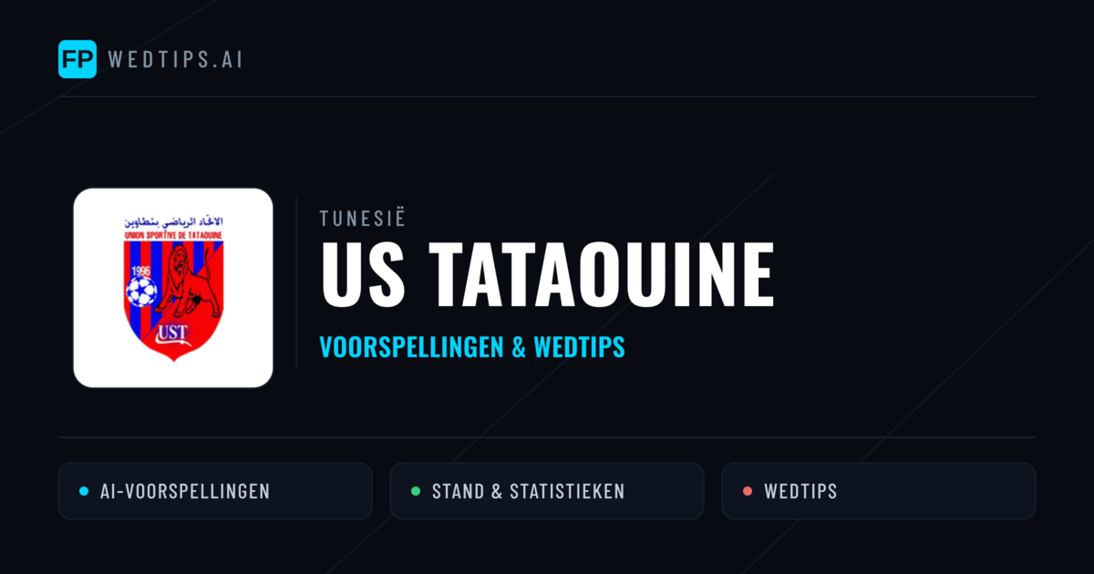 US Tataouine voorspellingen & statistieken