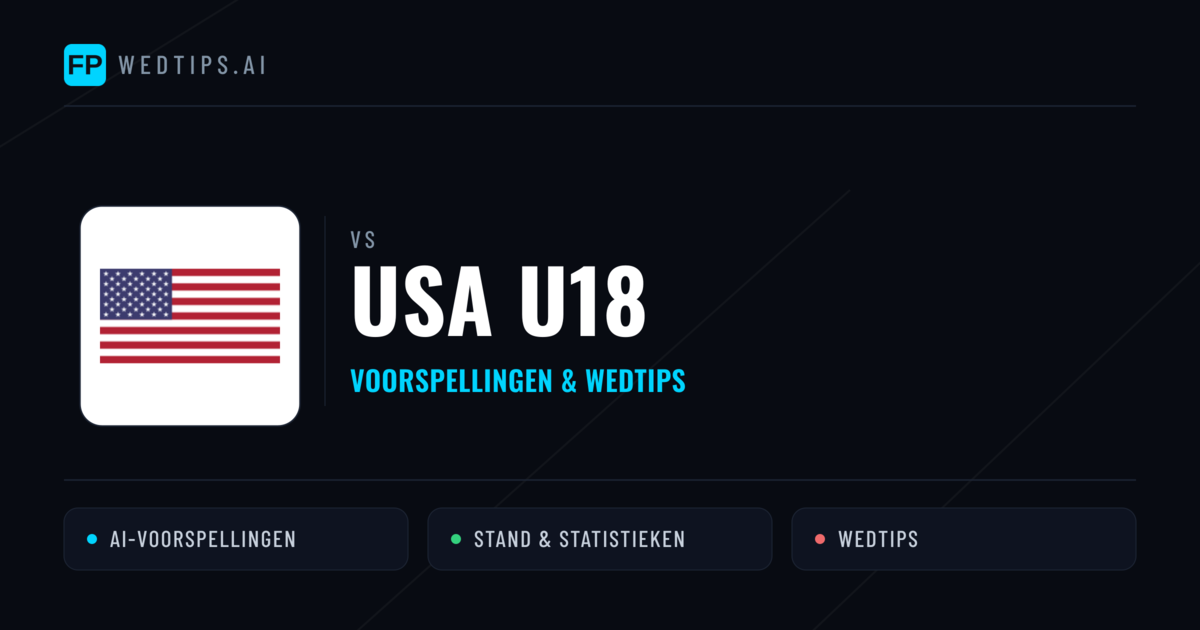 USA U18 voorspellingen & statistieken
