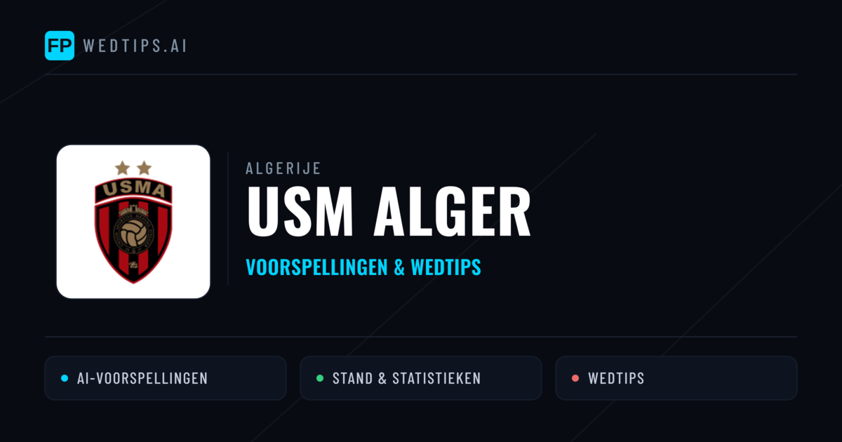 USM Alger voorspellingen & statistieken