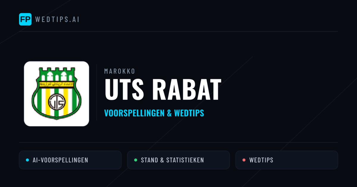 UTS Rabat voorspellingen & statistieken